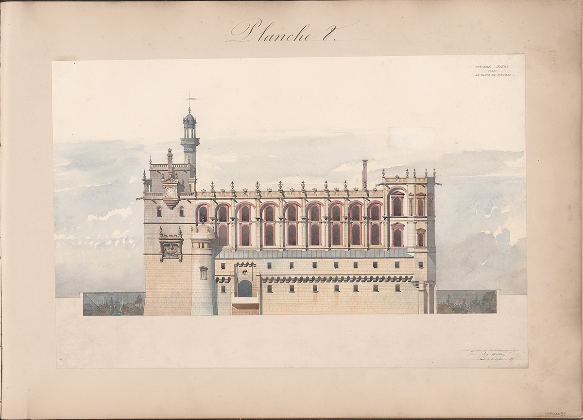 Eugène Millet, Restauration du château de Saint-Germain-en-Laye